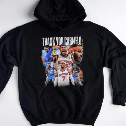 New York Knicks Thank You Carmelo Anthony 2025 NBA Shirt