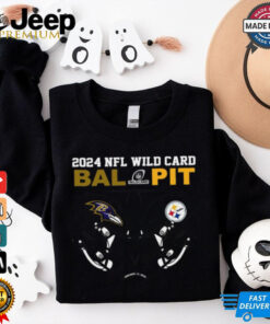 Nice Ravens vs Steelers 2024 25 NFL Wild Card Dueling Helmet T Shirt
