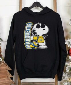 Nice Snoopy X Marquette Golden Eagles Basketball 2024 2025 Shirt