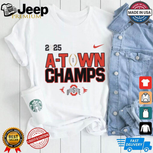 Nike Ohio State Buckeyes A Town Champions 2024 CFP National Championship Shirt