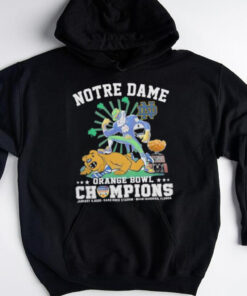 Notre Dame Beat Penn State 2025 Orange Bowl Champions Trophy Mascot shirt