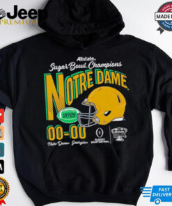 Notre Dame Fighting Irish 2025 Sugar Bowl Champions Football Score shirt