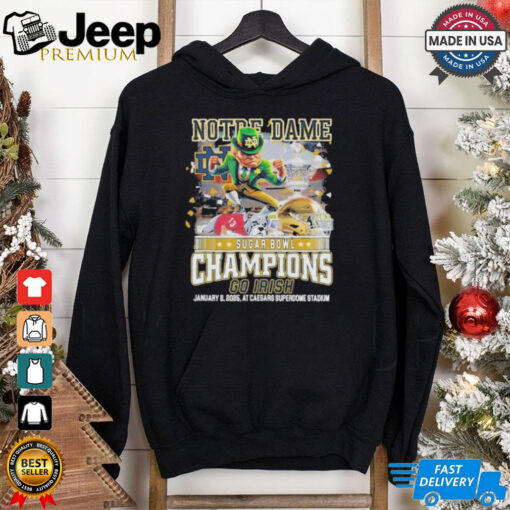 Notre Dame Fighting Irish Champions Allstate Sugar Bowl 2025 Go Irish T Shirt
