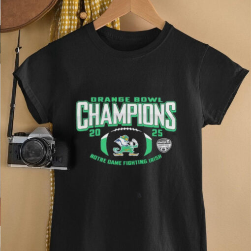 Notre Dame Fighting Irish Football 2025 Capital One Orange Bowl Game Champions shirt