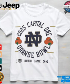 Notre Dame Fighting Irish Under Armour College Football Playoff 2025 Orange Bowl T Shirts
