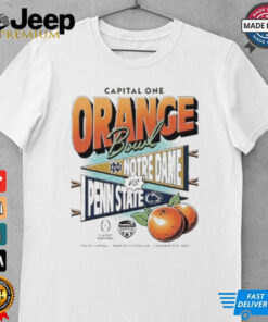 Notre Dame Vs Penn State CFP 2025 Capital One Orange Bowl Head To Head T Shirt