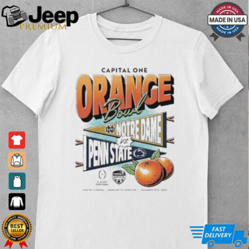 Notre Dame Vs Penn State CFP 2025 Capital One Orange Bowl Head To Head T Shirt