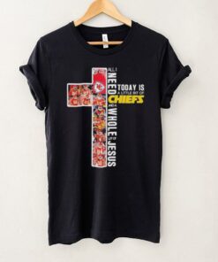 Official All I Need And A Whole Lot Of Jesus Today Is A Little Bit Of Kansas City Chiefs T shirts