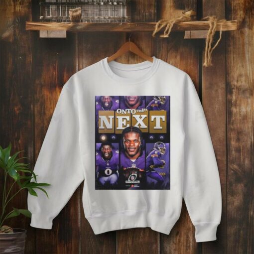 Official Baltimore Ravens Win Pittsburgh Steelers Onto The Next NFL Divisional Advance To The Divisional Round Poster t shirt