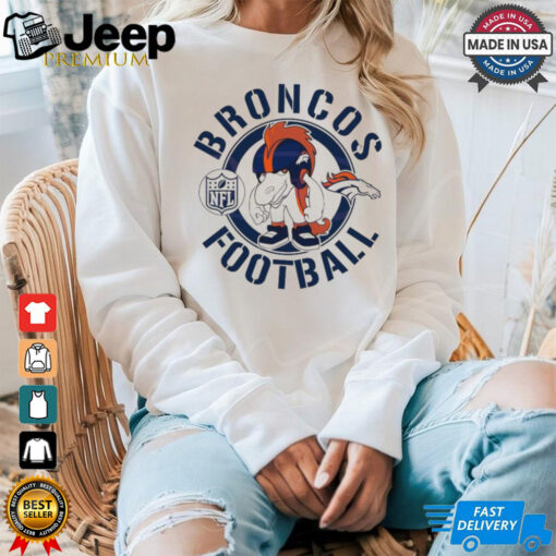 Official Broncos Football NFL Rush Zone Cartoon Character Shirt
