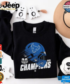 Official Buffalo Bulls 2025 Bahamas Bowl Champions Helmet Shirt