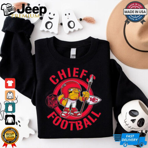 Official Chiefs Football NFL Rush Zone Cartoon Character Shirt