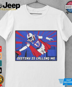 Official Destiny Is Calling Me Josh Allen Super Man Shirt