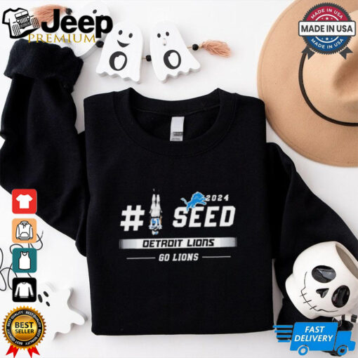 Official Detroit Lions 1 Seed 2024 Go Lions Shirt