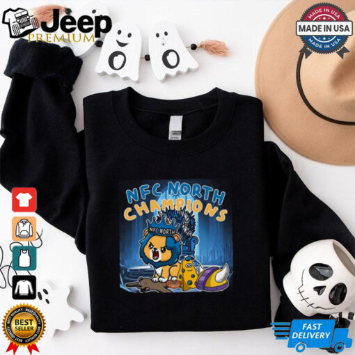 Official Detroit Lions Team NFC North Champions No1 Seed Shirt