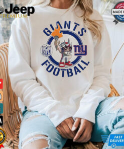 Official Giants Football NFL Rush Zone Cartoon Character Shirt