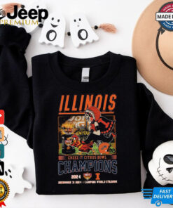 Official Illinois 2024 Cheez It Citrus Bowl Champions Mascot Shirt