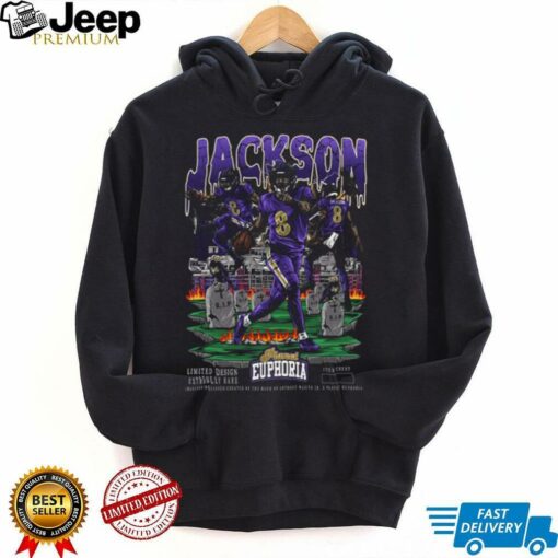 Official Lamar Jackson V3 Baltimore Ravens NFL Planet Euphoria Art t shirt