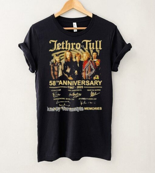 Official Official Jethro Tull 58th Anniversary 1967 2025 Thank You For The Memories t shirt