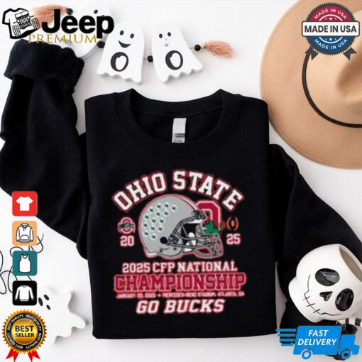 Official Ohio State 2025 CFP National Championship Go Bucks Unisex T Shirt
