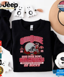 Official Ohio State 2025 Rose Bowl Champions Buckeyes Go Bucks Unisex T Shirt