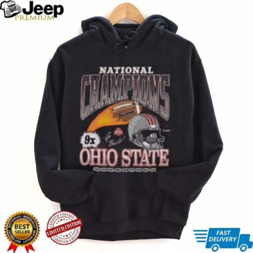 Official Ohio State Buckeyes 2024 CFP 9X National Champions Go Bucks 1942 2024 Helmet t shirt