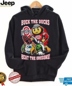 Official Ohio State Buckeyes Buck The Ducks Beat The Oregon Ducks Mascot T Shirts
