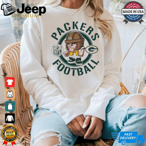 Official Packers Football NFL Rush Zone Cartoon Character Shirt