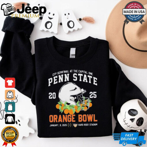 Official Penn State Nittany Lions CFP Semifinal At The Capital One Orange Bowl 2025 Jan 9 Hard Rock Stadium Helmet t shirt