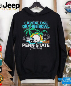 Official Penn State Nittany Lions Football 2025 CFP Semifinal At The Capital One Orange Bowl Bound Jan 9 South Florida t shirt