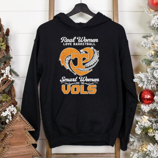 Official Real Women Love Football Smart Women Love The Tennessee Volunteers Heart Diamond T shirts
