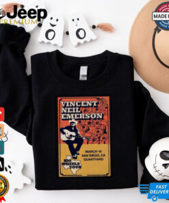 Official San Diego CA Vincent Neil Emerson Quartyard Mar 16 2025 Poster Tour Unisex T Shirt