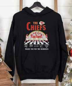 Official Travis Kelce Rashee Rice Carson Steele Isiah Pacheco Patrick Mahomes The Kansas City Chiefs 65TH Thank You For The Memories Signatures T shirts