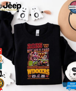 Official Washington Commanders 2025 NFL Wild Card Winner Beat Tampa Bay Unisex T Shirt