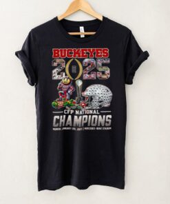 Ohio State Buckeyes 2025 CFP National Champions Mascot Shirt