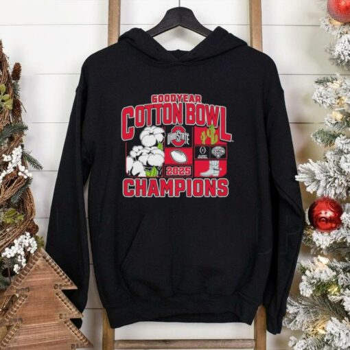 Ohio State Buckeyes 2025 Goodyear Cotton Bowl Champions shirt