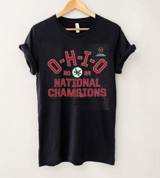 Ohio State Buckeyes Fanatics College Football Playoff 2024 National Champions Hometown Tri Blend T Shirt