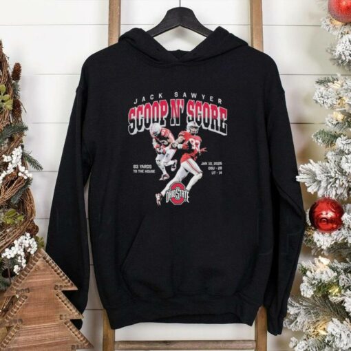 Ohio State Buckeyes Football Jack Sawyer Scoop N’ Score 2025 Shirt