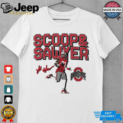 Ohio State Buckeyes Jack Sawyer scoop and score shirt