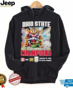 Ohio State Buckeyes NCAA 2025 College Football Playoff National Champions January 20, 2025 Atlanta, Georgia Mascot T Shirts