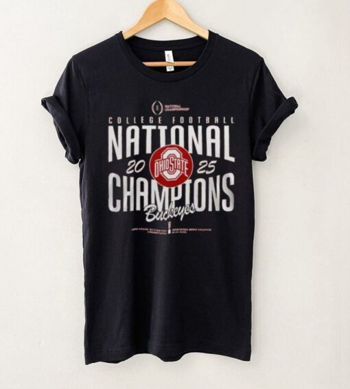 Ohio State Buckeyes NCAA National Champions 2025 Shirt