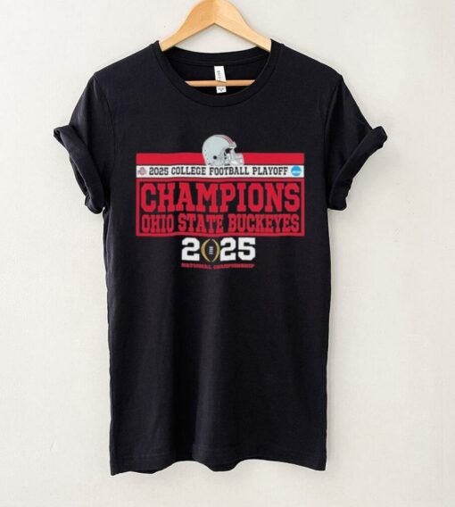 Ohio State Buckeyes National Champions 2025 College Football Playoff NCAA Unisex T Shirt