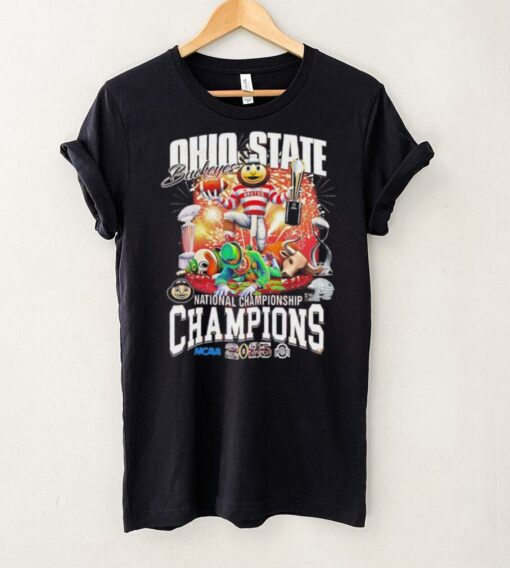 Ohio State Buckeyes National Championship NCAA 2025 mascot shirt