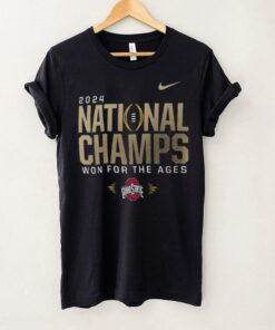 Ohio State Buckeyes Nike College Football Playoff 2024 National Champions Locker Room T Shirt