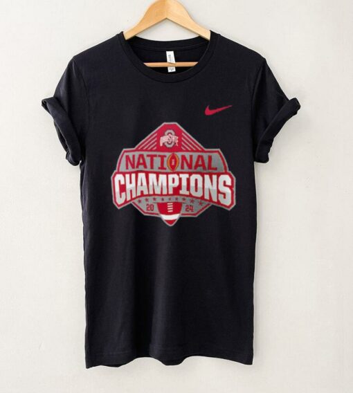 Ohio State Buckeyes Nike College Football Playoff 2024 National Champions Official Logo T Shirt