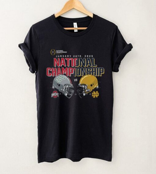 Ohio State Buckeyes vs. Notre Dame Fighting Irish College Football Playoff 2025 National Championship Matchup All Out Effort T Shirt