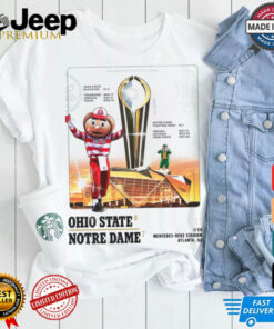 Ohio State vs. Notre Dame The National Championship Showdown shirt