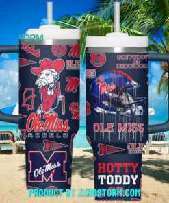Ole Miss Rebels Football Hotty Toddy Navy Stanley Tumbler