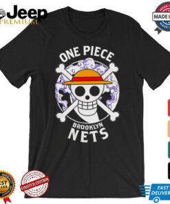 One Piece x Brooklyn Nets shirt