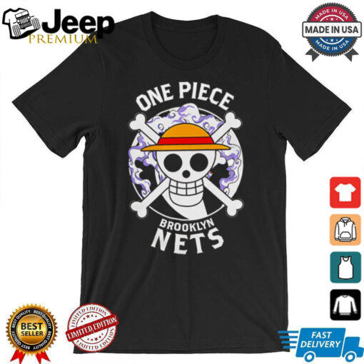 One Piece x Brooklyn Nets shirt